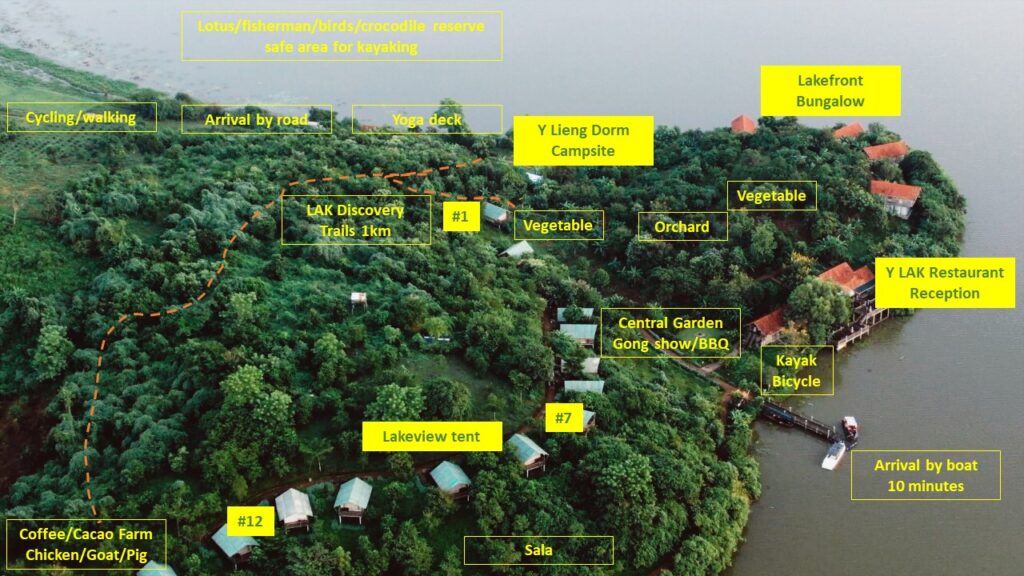 LAK Tented Camp Internal Map
