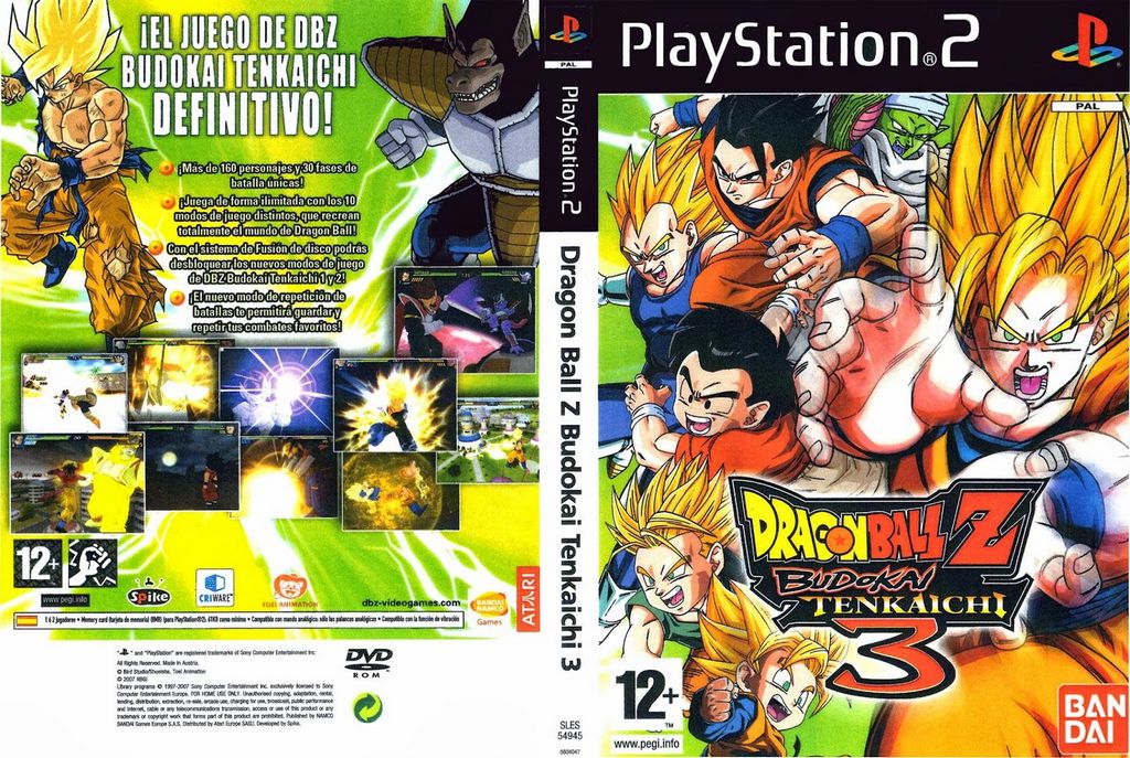 ORDENADOR DRAGON SPHERE Z BUDOKAI TENKAICHI 3